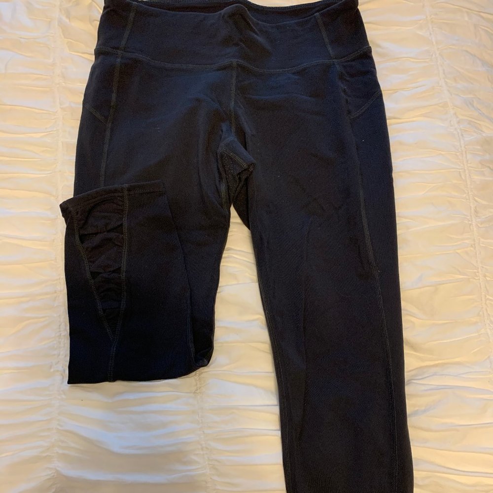 Gray Athleta Cropped  Leggings